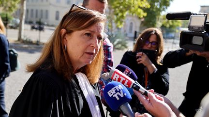 Marie Mescam, avocate de 37 partie civiles au procès du drame de Millas. (VALLAURI NICOLAS / MAXPPP)