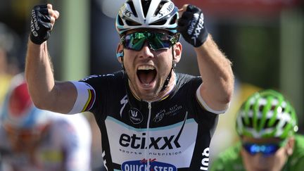 Le Cav' est toujours capable de gagner sur le Tour ! (JEFF PACHOUD / AFP)