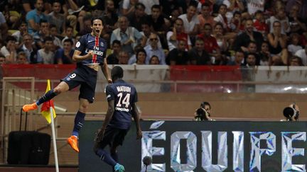 La joie d'Edinson Cavani (PSG) (JEAN CHRISTOPHE MAGNENET / AFP)