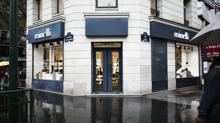 A Minelli shoe store in Paris, October 3, 2023. (MAGALI COHEN / HANS LUCAS / AFP)