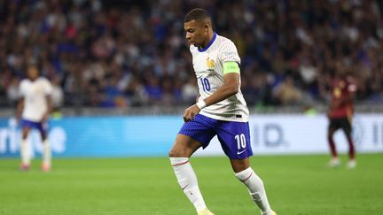 French midfielder Kylian Mbappé during the French team's match against Belgium, September 9, 2024. (FRANCK FIFE / AFP)