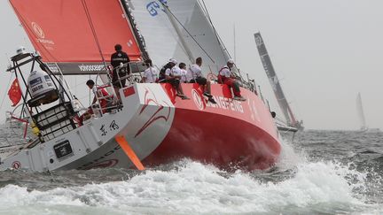 Le voilier chinois Dongfeng  (PEDRO FIUZA / NURPHOTO)