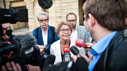 Marie-Guite Dufay, la présidente PS de la région Bourgogne-Franche-Comté, le 20 juin 2021. (MAXPPP)