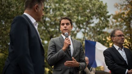 Le ministre de l'Action et des Comptes publics, Gabriel Attal, le 15 septembre 2022 à Paris. (ANDREA SAVORANI NERI / NURPHOTO / AFP)