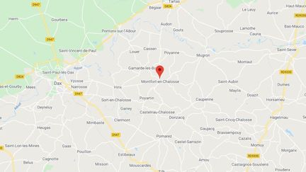 Monfort-en-Chalosse (Landes).
 (GOOGLE MAPS)