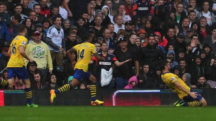 Giroud célèbre son but (CARL COURT / AFP)