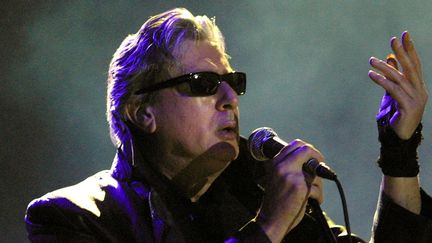 Alain Bashung sur scène au festival des Vieilles Charrues le 23 juillet 2004.
 (Fred Tanneau /AFP)