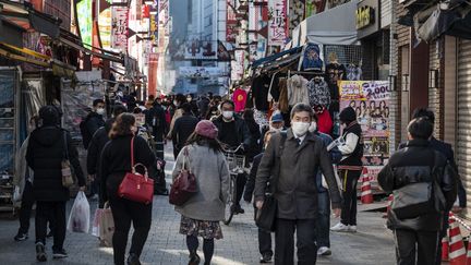 Au Japon, les salaires n'ont pas augmenté depuis 30 ans. (RICHARD A. BROOKS / AFP)