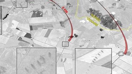  (Des images de tirs de missiles issues du Renseignement américain © Département d'Etat)