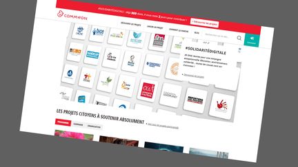 Commeon est une plateforme qui permet de faire des dons à de nombreux organismes caritatifs. (CAPTURE D'ECRAN)