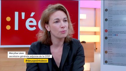 Invitée de Jean-Paul Chapel dans ":l'éco", Marylise Léon, secrétaire générale adjointe de la CFDT est venue parler des gilets jaunes, de l'assurance chômage et des inégalités homme-femme.