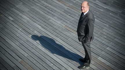 Rémy Pfimlin, alors président de France Télévisions, le 7 juillet 2010 à Paris.&nbsp; (MARTIN BUREAU / AFP)