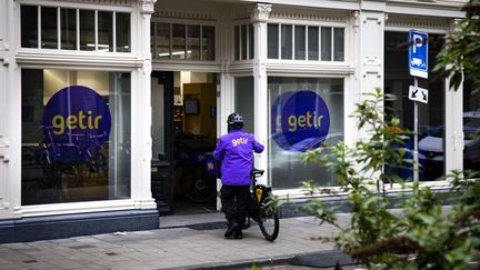 Un dark store à Amsterdam (Pays-Bas). (RAMON VAN FLYMEN / ANP MAG / ANP VIA AFP)