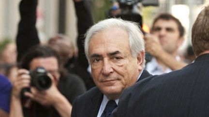 Dominique Strauss-Kahn arrive à la Cour de Manhattan, à New York, le 6 juin 2011. (AFP - Don Emmert)