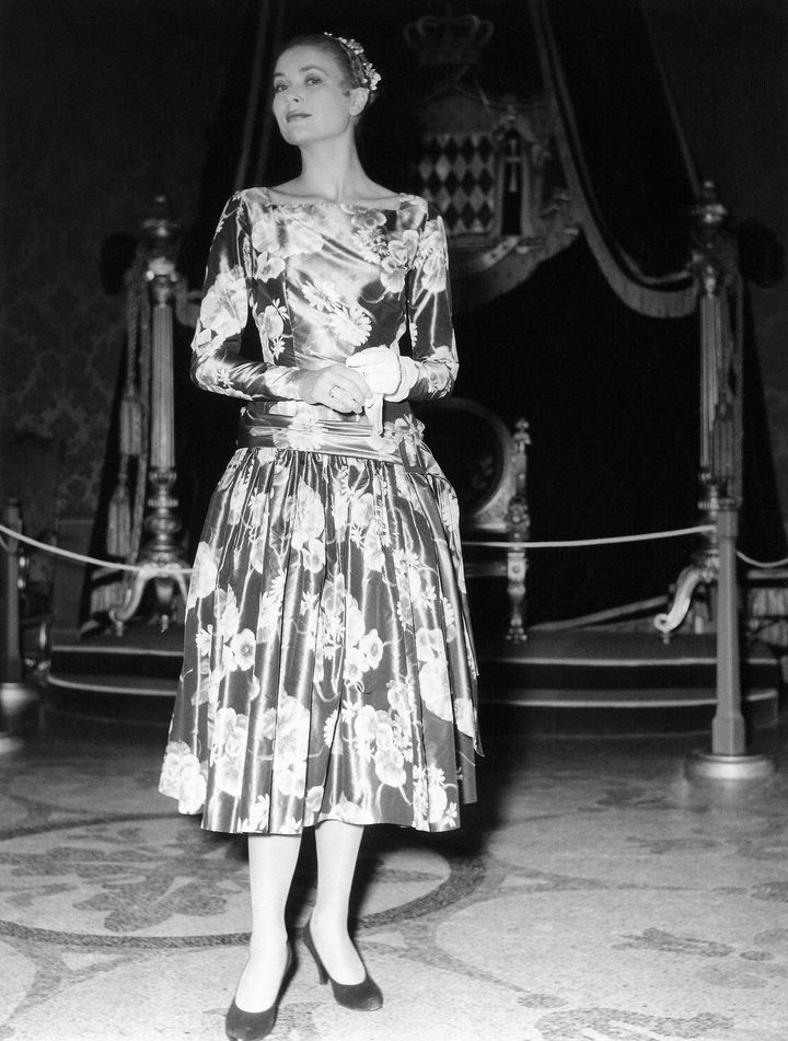 Grace Kelly au Palais princier de Monaco, le 6 mai 1955 (DALMAS/SIPA)