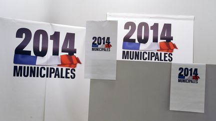 Le plateau de France 3 Midi-Pyr&eacute;n&eacute;es pour les municipales, le 19 mars 2014 &agrave; Toulouse (Haute-Garonne). (PASCAL PAVANI / AFP)