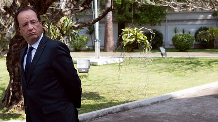 Fran&ccedil;ois Hollande, &agrave; Vientiane, au Laos, le 5 novembre 2012. (BERTRAND LANGLOIS / AFP)