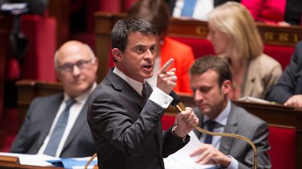 &nbsp; (Manuel Valls engagera à nouveau la responsabilité de son gouvernement en usant de l'article 49-3 lors de l'examen en seconde lecture de la loi Macron mardi à l'Assemblée © MAXPPP)