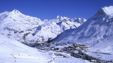 La station de Tignes (Haute-Savoie). (TRIPELON-JARRY / ONLYFRANCE.FR / ONLY WORLD / AFP)