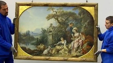 Tout juste décrochée du Louvre, cette toile part pour Lens
 (France 2 / Culturebox)