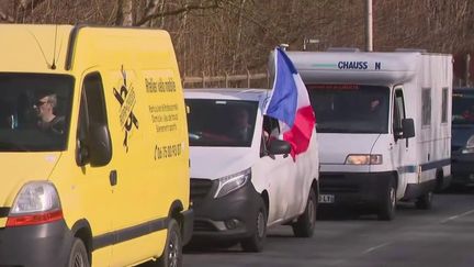 Après Paris, le "convoi de la liberté" en route vers Bruxelles (FRANCE 2)