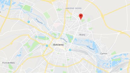 La ville d'Amiens (AMIENS / GOOGLE MAPS)