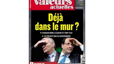 Pas de r&eacute;pit estival. Alors que l'ex&eacute;cutif est de retour de vacances, l'hebdomadaire de droite "Valeurs Actuelles" s'inqui&egrave;te des "projets fous du gouvernement".&nbsp; (VALEURS ACTUELLES)