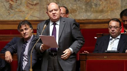 Le d&eacute;put&eacute; PS Ren&eacute; Dosi&egrave;re avant le vote des lois sur la transparence, le 25 juin 2013 &agrave; Paris. (FRANCOIS GUILLOT / AFP)