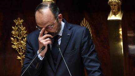 Le Premier ministre à l'Assemblée nationale, à Paris, le 12 juin 2019. (ALAIN JOCARD / AFP)