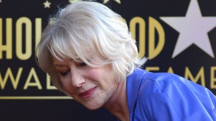 Helen Mirren a reçu son étoile sur le Hollywood Walk of Fame (3 janvier 2013)
 (Joe Klamar / AFP)