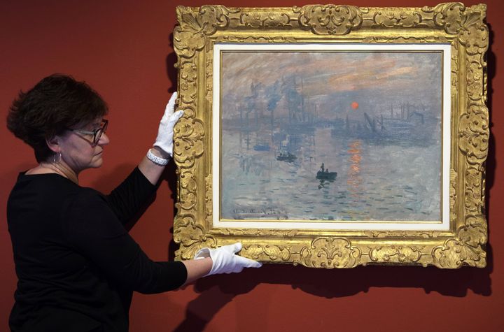 "Impression au soleil levant" de Claude Monet exposée à la Fondation Gianadda en mai 2017
 (LAURENT GILLIERON/EPA/Newscom/MaxPPP)