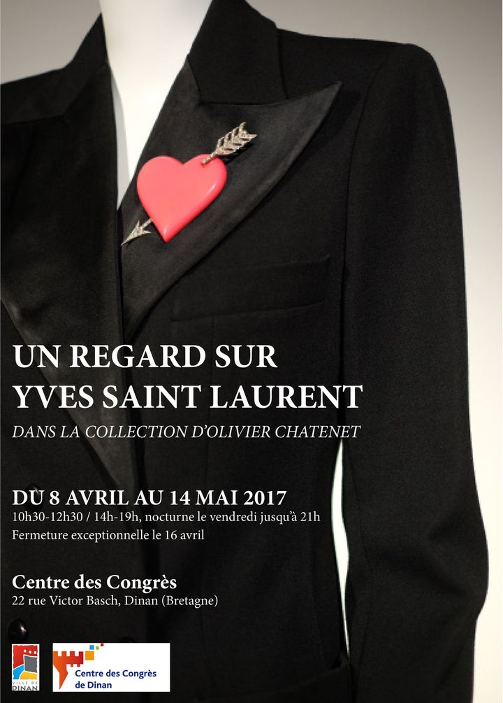 Affiche de l'exposition "Un regard sur Yves Saint Laurent"
 (Angele Chatenet)