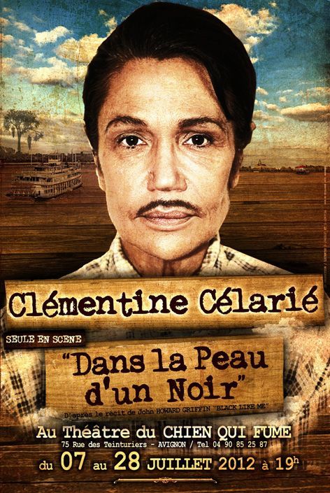 Clémentine Célarié &quot;Dans la peau d&#039;un Noir&quot;
 (DR)