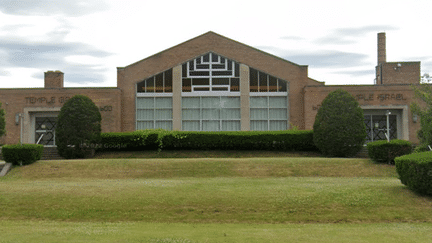 La synagogue Temple Israel à Albany (Etats-Unis), en juin 2022, sur une image du service Google Street View. (GOOGLE MAPS)