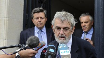 Le président de la commission des requêtes de la CJR, Gérard Palisse, jeudi 4 août 2011. (MIGUEL MEDINA - AFP.)