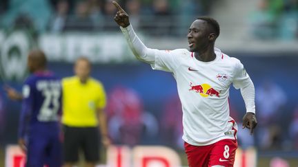 Naby Keita, auteur d'un doublé face à Brême (ROBERT MICHAEL / AFP)