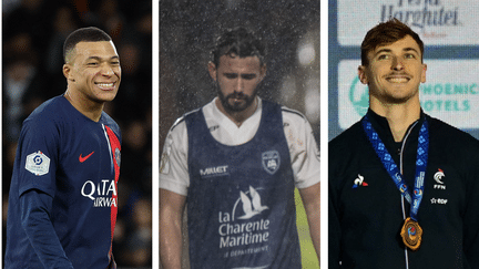 Kylian Mbappé, les Rochelais et Maxime Grousset ont animé le week-end sport. (AFP / SIPA / MAXPPP)