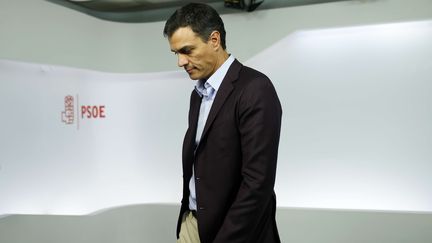 L'ancien chef du Parti socialiste espagnol, Pedro Sanchez, le 1er octobre 2016 à Madrid. (FRANCISCO SECO/AP/SIPA / AP)