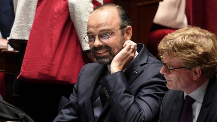 Le Premier ministre Edouard Philippe, le 12 juin 2019, à l'Assemblée nationale. (ALAIN JOCARD / AFP)