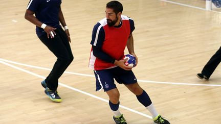 Nikola Karabatic à l'entraînement avec le PSG