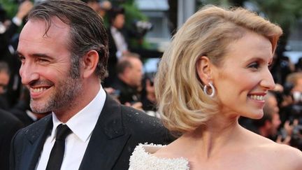 Jean Dujardin et Alexandra Lamy au 65e Festival de Cannes
 (LOIC VENANCE/AFP)