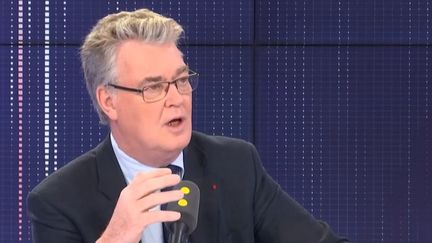 Jean-Paul Delevoye, haut-commissaire aux retraites, était l'invité du "8h30 franceinfo", mercredi 20 novembre 2019. (FRANCEINFO / RADIOFRANCE)