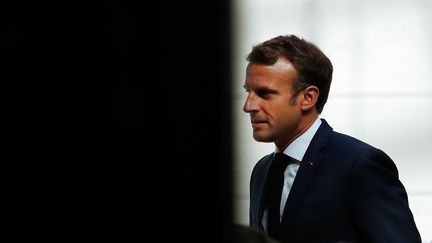 Emmanuel Macron, le 27 août 2019.&nbsp; (YOAN VALAT / AFP)