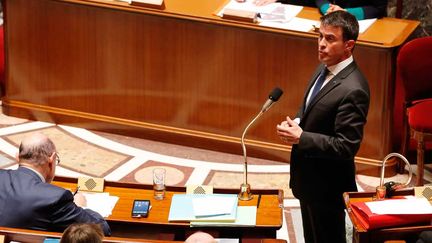 &nbsp; (Le Premier ministre à l'Assemblée nationale, ce mercredi. © Philippe Wojazer/Reuters)