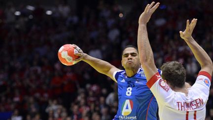 Les Bleus ont démarré très fort face au Danemark (JONATHAN NACKSTRAND / AFP)