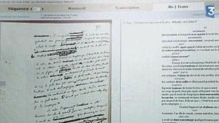 Madame Bovary en version manuscrite accessible à tous sur le web
 (Culturebox)