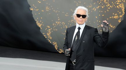 Karl Lagerfeld en mars 2013 à Paris.
 (Gettyimages)