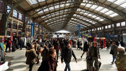 La gare TGV de Lille (Nord), le 13 mai 2019. (SYLVAIN LEFEVRE / HANS LUCAS / AFP)