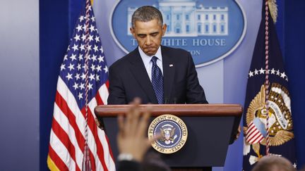 Barack Obama, le 1er mars 2013 &agrave; Washington (Etats-Unis). (KEVIN LAMARQUE / REUTERS)