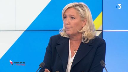 Marine Le Pen
Octobre 2020 (CAPTURE D'ECRAN "DIMANCHE EN POLITIQUE" / FRANCE 3)